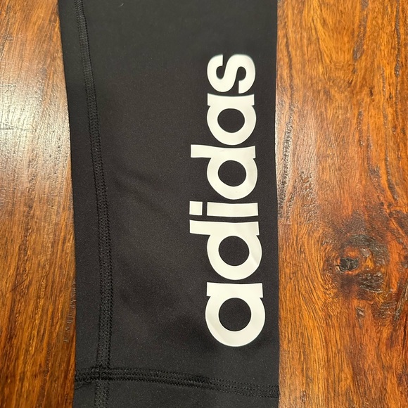 Adidas AEROREADY Prime Green High-Waisted Women's Logo Leggings Size L - Picture 6 of 10